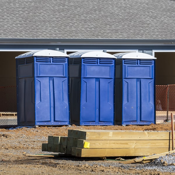 how can i report damages or issues with the portable restrooms during my rental period in Buckeye